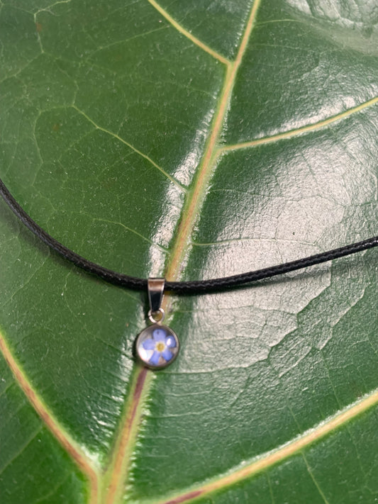 Forget-me-not necklace