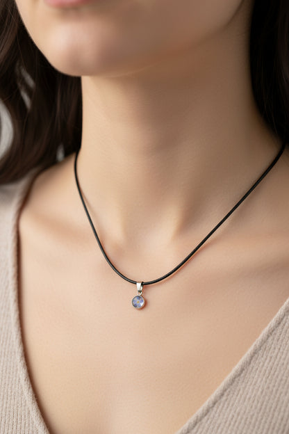 Forget-me-not necklace