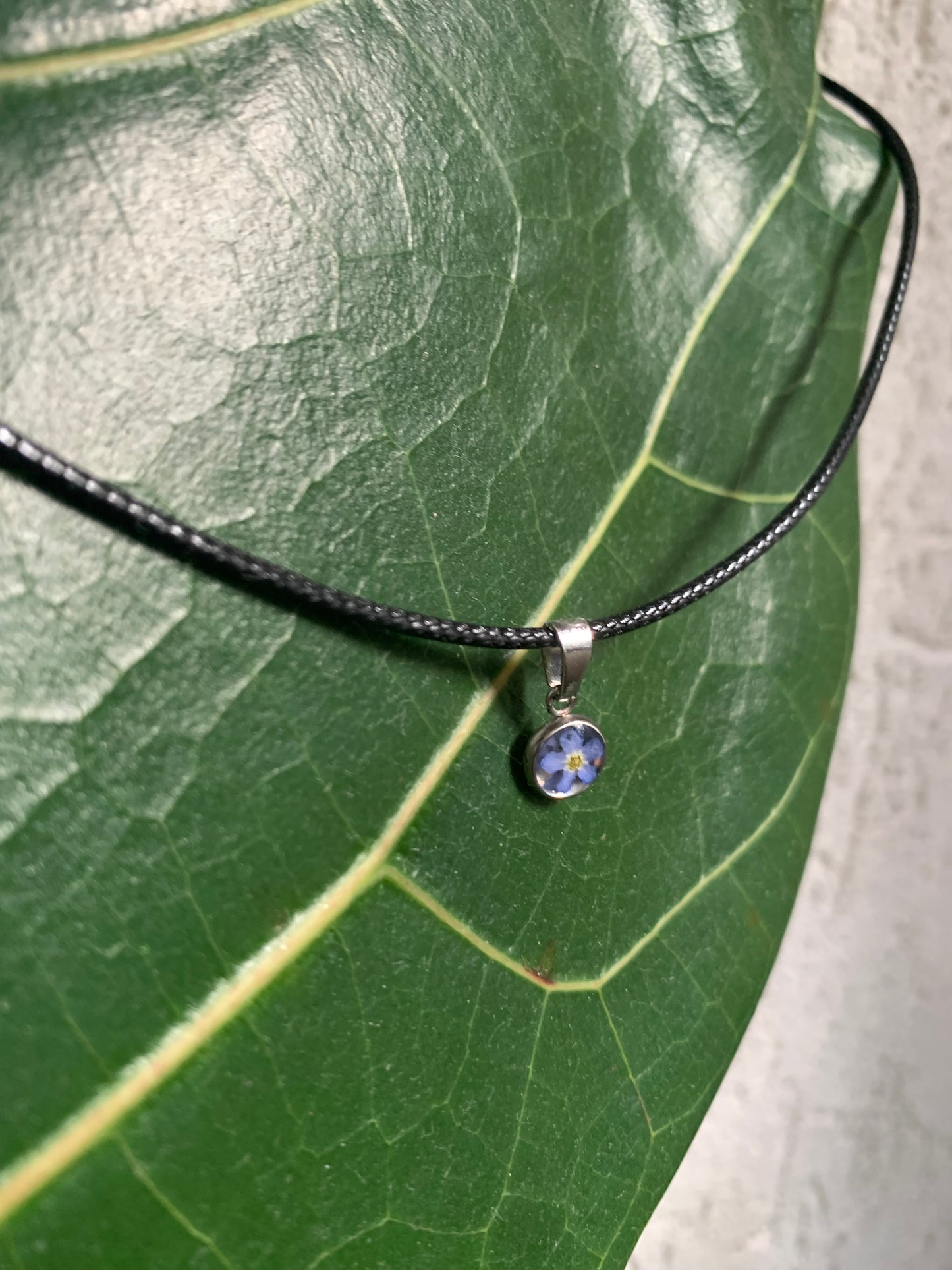 Forget-me-not necklace