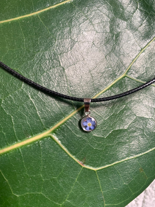 Forget-me-not necklace