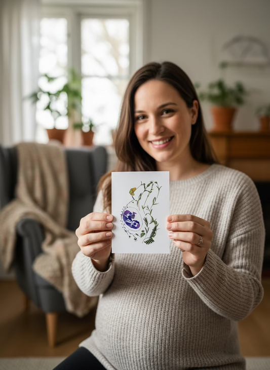 Happy Pregnancy / Baby Gender Reveal Card