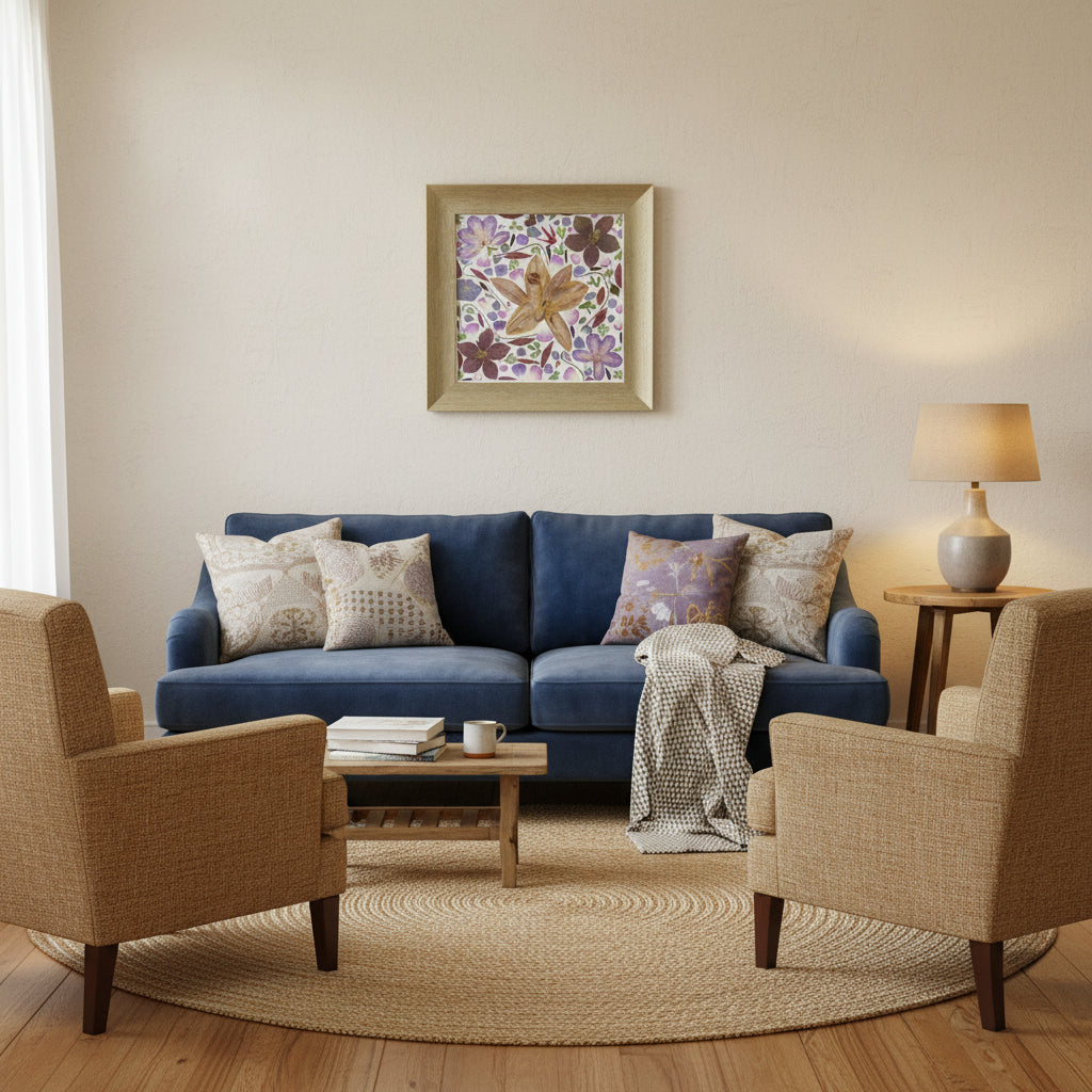 Pressed Flowers Wall Decor - You'll Never Alone